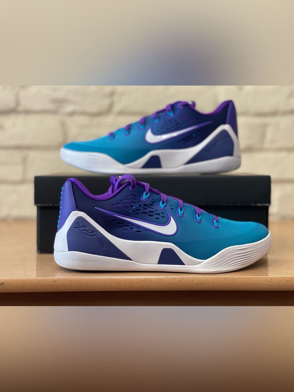 Nike Kobe 9 Elite Low Hornet Fierce Purple Basketball IM6119-500 Men Sizes New